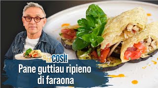 Pane guttiau ripieno di faraona – Si fa così  Chef BRUNO BARBIERI [upl. by Hafital828]