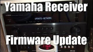 How to Upgrade Yamaha Receiver Firmware [upl. by Anifad702]