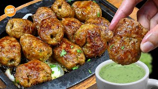 Sizzling Gola Kabab RecipeSoft and Juicy Kabab RecipeBakra Eid Special Recipe by Samina Food Story [upl. by Ainud451]