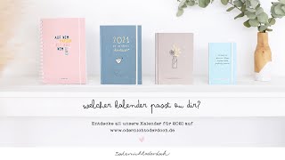 Kalender Kollektion 2021  Odernichtoderdoch [upl. by Genevieve164]