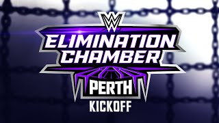 Elimination Chamber Perth Kickoff February 24 2024 [upl. by Terrye]