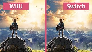 Zelda Breath of the Wild – Wii U vs Switch Graphics Comparison Nintendo [upl. by Selmner729]