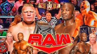 WWE 2K23  SHELTON BENJAMIN VS BROCK LESNAR  WWE UNIVERSAL CHAMPION  RAW  GamerGlitchHQ01 [upl. by Arreik]