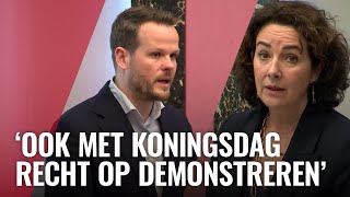 Wegblokkades Koningsdag VVD wil plannen Halsema horen [upl. by Okoy]