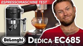 DeLonghi Dedica EC685 Die Espressomaschine für Einsteiger im Test [upl. by Bensky]