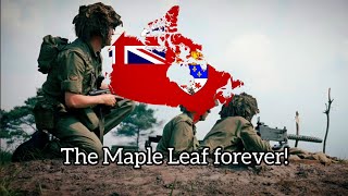 quotThe Maple Leaf Foreverquot  Canadian Patriotic Song 1957 Recording Rare Version with King Lyrics [upl. by Shirl]