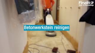 Betonwerkstein reinigen und imprägnieren [upl. by Demott]