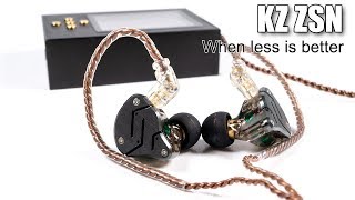 KZ ZSN hybrid earphones review [upl. by Edas630]