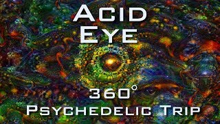 ACID EYE 360 VR  Psychedelic Deep Dream Fractal Trip 4K  LSD DMT Mushroom Ayahuasca [upl. by Ecinhoj400]