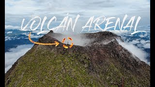 llegué al CRÁTER del VOLCÁN ARENAL  Costa Rica Salvaje [upl. by Ecirtal514]