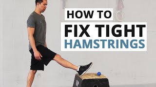 How to Fix Tight Hamstrings HINT Static Stretching Doesnt Work [upl. by Ahsinek]