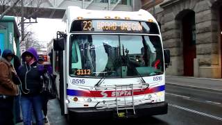 Southeastern Pennsylvania Transportation Authority  Buses Around Market Street [upl. by Nemsaj]