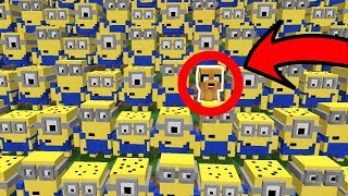 ¿PUEDES ENCONTRAR A MIKECRACK ENTRE TODOS LOS MINIONS 😂 MINECRAFT [upl. by Adaha460]