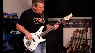 Nordstrand Acinonyx Bass  Bergantino Forte HP amp HD412  Andy Irvine [upl. by Emie94]