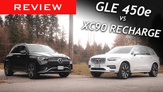 Comparison 2024 MercedesBenz GLE 450e vs 2024 Volvo XC90 Recharge  Luxury PHEVs [upl. by Adnilra600]