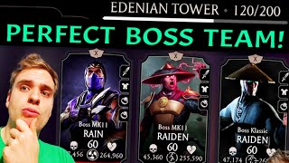 Beating Battle 80 and 120 in Fatal Edenian Tower in MK Mobile Boss MK11 Rain is SO ANNOYING [upl. by Brazee]