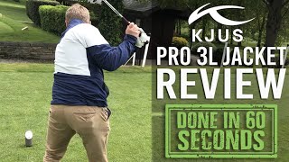 KJUS PRO 3L JACKET REVIEW  DONE IN 60 SECONDS [upl. by Adnir491]