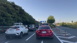 Driving in Japan  GamagoriToyokawaToyohashi National Route 23 [upl. by Ennyrb819]