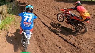 125cc Race 4 at Hawkstone Park Acerbis nationals [upl. by Sivartal]