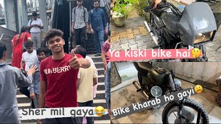 Bike fir se kharab ho gayi😫ek new bike mil gayi modified pr kiski hai vo🤔vanshgurjar36 vansh 0036 [upl. by Shama]