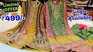 Readymade Fancy Suits at ₹499  Single Available  Pakistani Suits Hyderabad market [upl. by Koziarz]