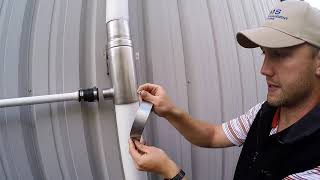 How to Install the WISY Downspout Filter Rainwater Harvesting [upl. by Kopp]