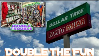 DOLLAR TREEFAMILY DOLLAR🚨🛍️ TWO STORES IN ONE HAUL‼️ dollartree familydollar new [upl. by Nialb]