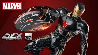 Marvel DLX Iron Man Mark 50 Black × Gold  threezero [upl. by Beitch863]