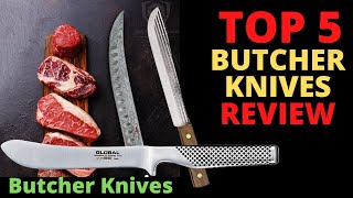 The Top 5 Best Butcher Knives  Pro Butchers Knives Use  The Bearded Butchers [upl. by Nylcaj]