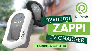 Myenergi Zappi EV Charger  Features amp Benefits  Refresh NI  EV Install Northern Ireland [upl. by Bartie]