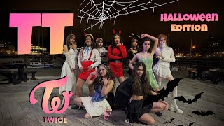 KPOP IN PUBLIC TWICE 트와이스 TT DANCE COVER HALLOWEEN EDITION [upl. by Whall]