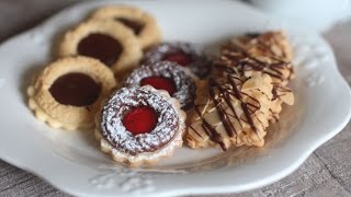 Trio de biscuits sablés avec la même pâte  تشكيلة صابلي بعجينة واحدة [upl. by Atkinson383]