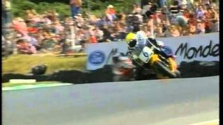 Britten V1000 vs Raceco Moto Guzzi  BEARS Brands Hatch 1995 AUDIO LOST See description [upl. by Larkins]