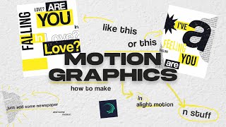 Motion Graphics Tutorial in Alight Motion like y6richo  Tutorial 15 [upl. by Sanfo]