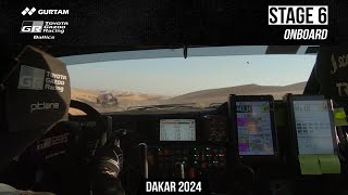 ONBOARD  Stage 6  Dakar 2024  TOYOTA GAZOO Racing Baltics [upl. by Berl]