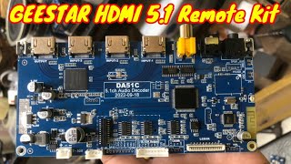 GEESTAR  HDMI  51 Remote kit  latest 2022  Audio Decoder  GKS Info Tech [upl. by Angid325]