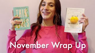 November Book Wrap Up  Current Reads [upl. by Akirdnwahs34]