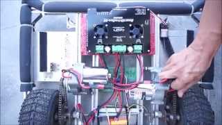 Combat Robot using Starter Motor with SmartDriveDuo60 [upl. by Rhoads]