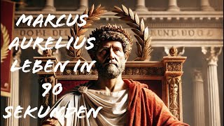 Marcus Aurelius Leben in 90 Sekunden  Doku  Biografie  Vater des Stoizismus 🗿 [upl. by Llehcsreh]