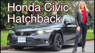 2023 Honda Civic Hatchback review  Still a good buy [upl. by Aisatan]