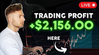 LIVE TRADING CRYPTO  How To Profit 2156 In A Day 100x Trading Strategy [upl. by Ycnalc]