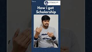 How i got Scholarship  Part  01  Civil engineering in us [upl. by Bechler]