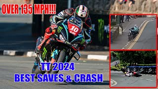 IOMTT 2024 Highlights Crash Best Saves  Over 130 MPH [upl. by Dong]