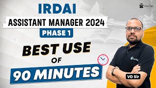 Paper Attempting Strategy for IRDAI Grade A Phase 1 2024  How to Crack IRDAI Exam  EduTap Guidance [upl. by Selry]