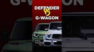 GWagon Vs Defender 🤜🤛 🔥 shorts suv [upl. by Darsey]