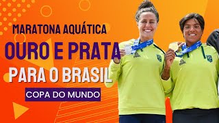 ANA MARCELA é OURO e VIVIANE JUNGBLUT é PRATA na COPA DO MUNDO de MARATONA AQUÁTICA na ITÁLIA [upl. by Ibbed]