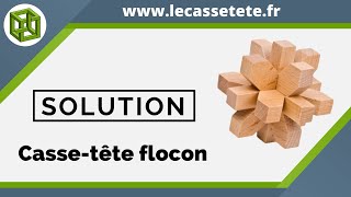 Solution CasseTête Flocon [upl. by Slohcin781]