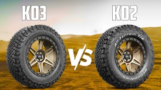 BFGoodrich KO2 vs KO3 AllTerrain Tires Unraveling the OffRoad Conundrum [upl. by Eekorehc200]