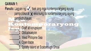 Mga Kontemporaryong Isyu Ng Lipunan Tungo Sa Pagtugon Sa Mga Hamon Ng Malaya At Maunlad Na Bansa IKA [upl. by Hapte]