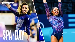 Katelyn Ohashi Called Simone Biles After VIRAL Floor Routine [upl. by Harim]